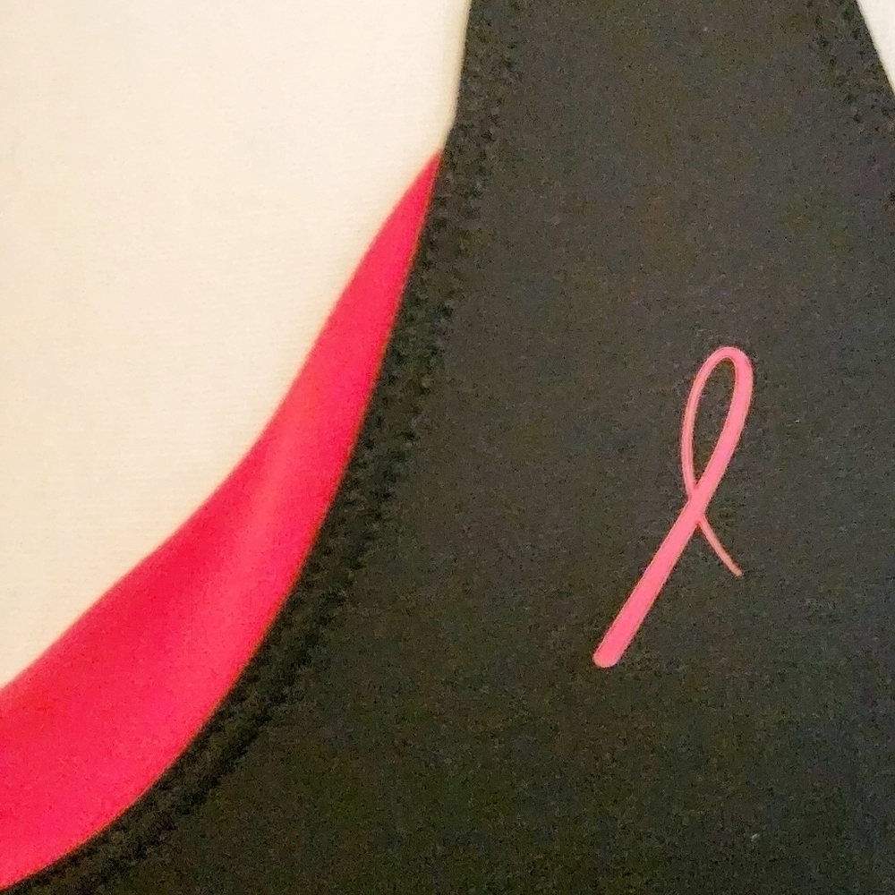 EUC REEBOK ATHLETIC TANK with CANCER AWARENESS RIBBON - Picture 3 of 6